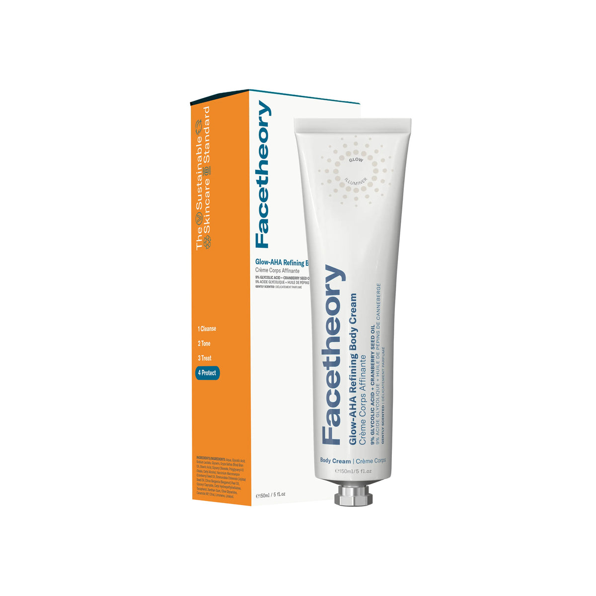 FACETHEORY | Crema Corporal Alisadora Glow-AHA - 150ml