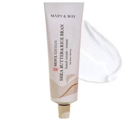 MARY & MAY | Shea Butter & Rice Bran Hand Cream - 50 ml - InternationalCosmetic