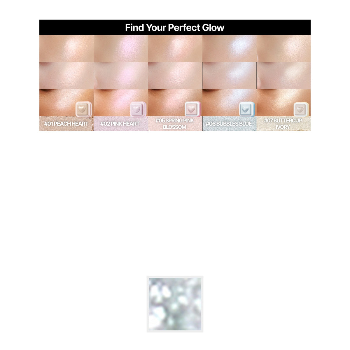 COLORGRAM | Milk Bling Heartlighter - 2g