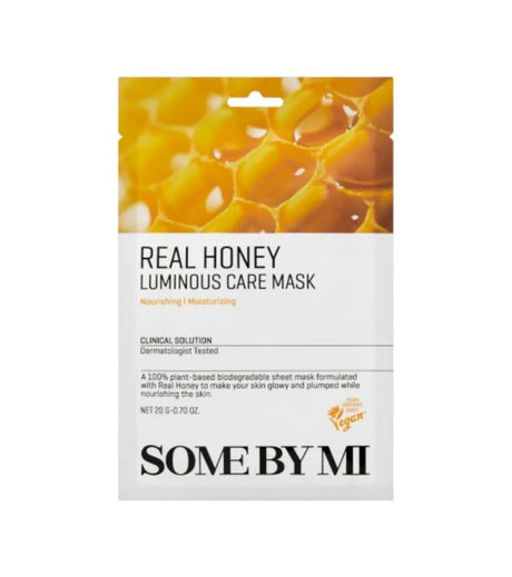 SOME BY MI | Mascarilla Some By Mi Real Honey Luminous Care Mask - 1ud - InternationalCosmetic