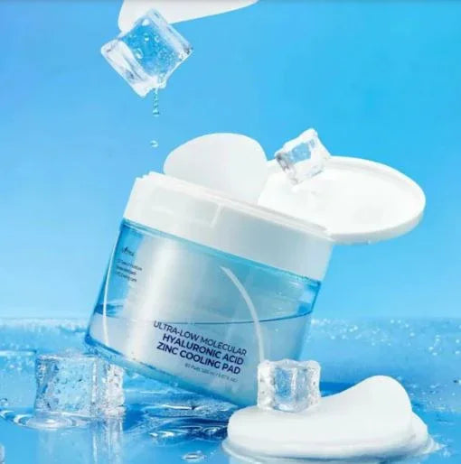 ISNTREE | Ultra-low Molecular Hyaluronic Acid Zinc Cooling Pad - 60ud - InternationalCosmetic