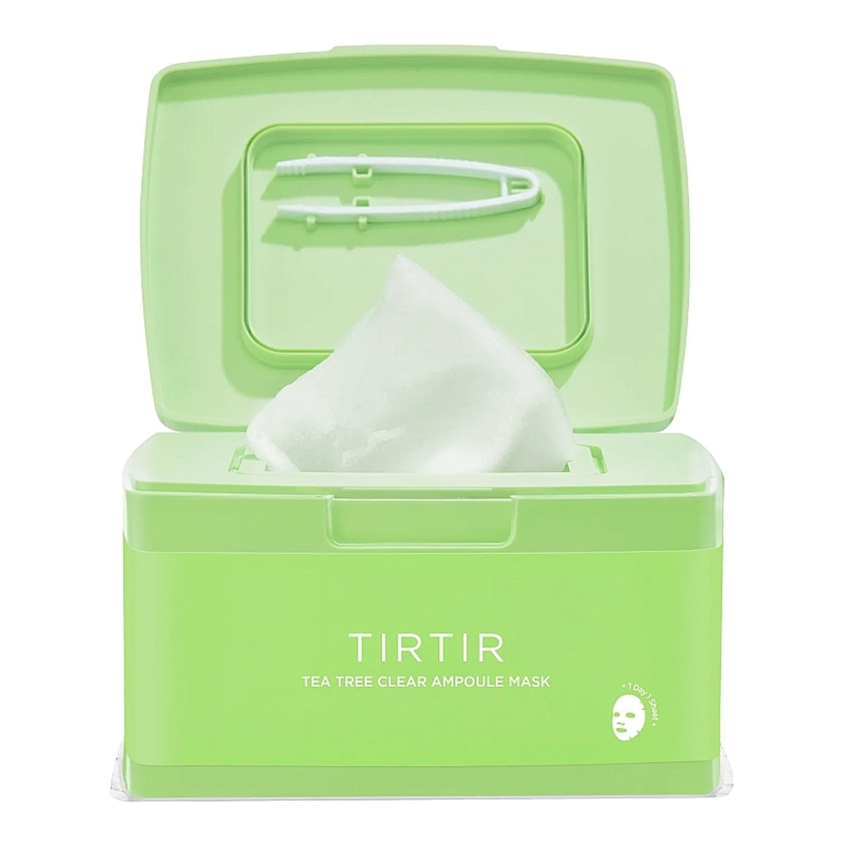TIRTIR | Tea Tree Clear Ampoule Mask - 30pcs/310g - Detalle