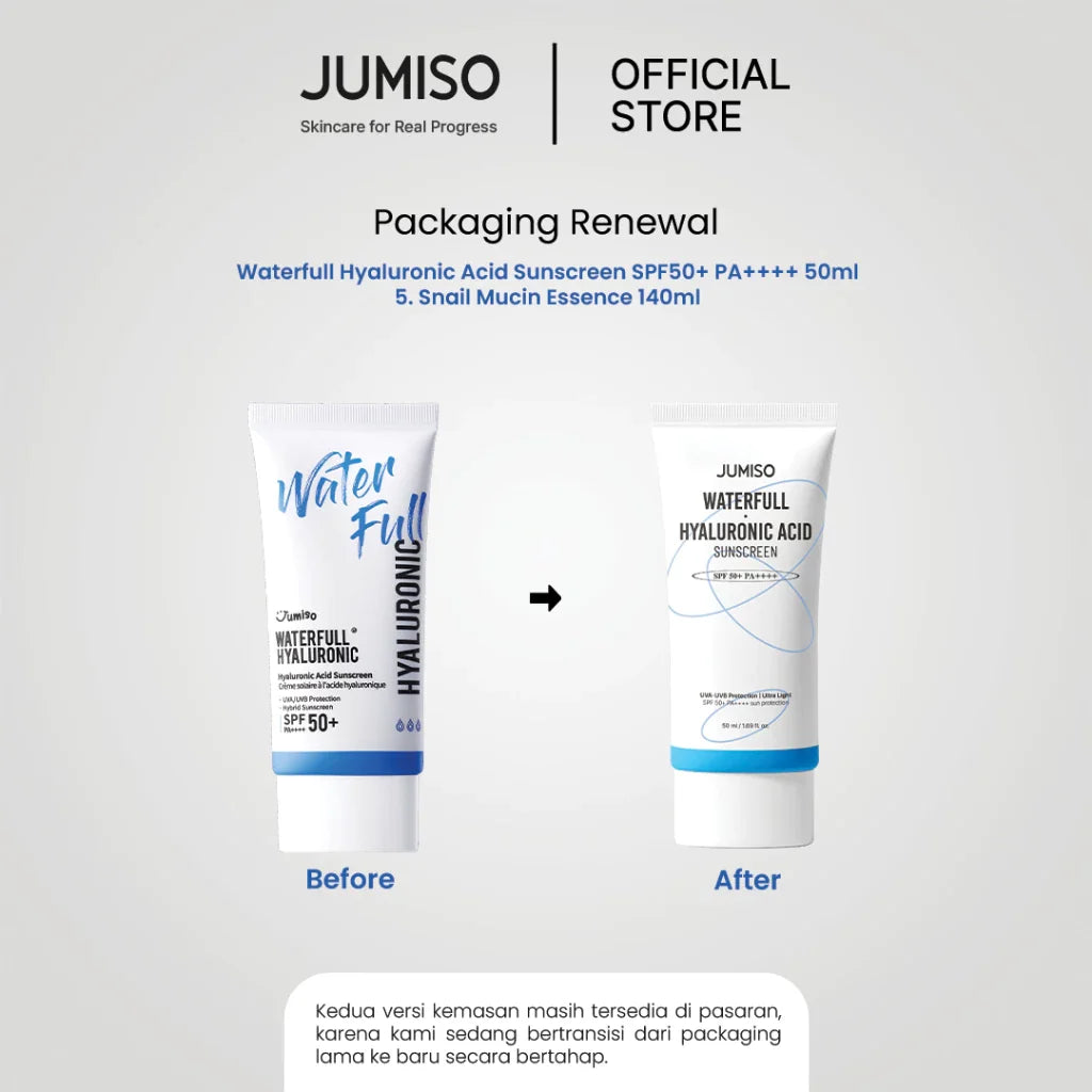 JUMISO | Waterfull Hyaluronic Acid Sunscreen SPF50+ PA++++ - 50ml