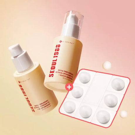 K-SECRET | Seoul 1988 Retinal Serum Duo + Collagen Balls - 2x30ml + 7x35mg