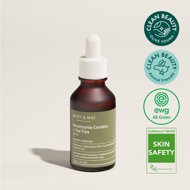 MARY & MAY | Houttuynia Cordata + Tea Tree Serum - 30ml