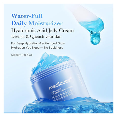 MEDICUBE | Hyaluronic Aqua Cooling Ceramide Jelly Cream - 50ml