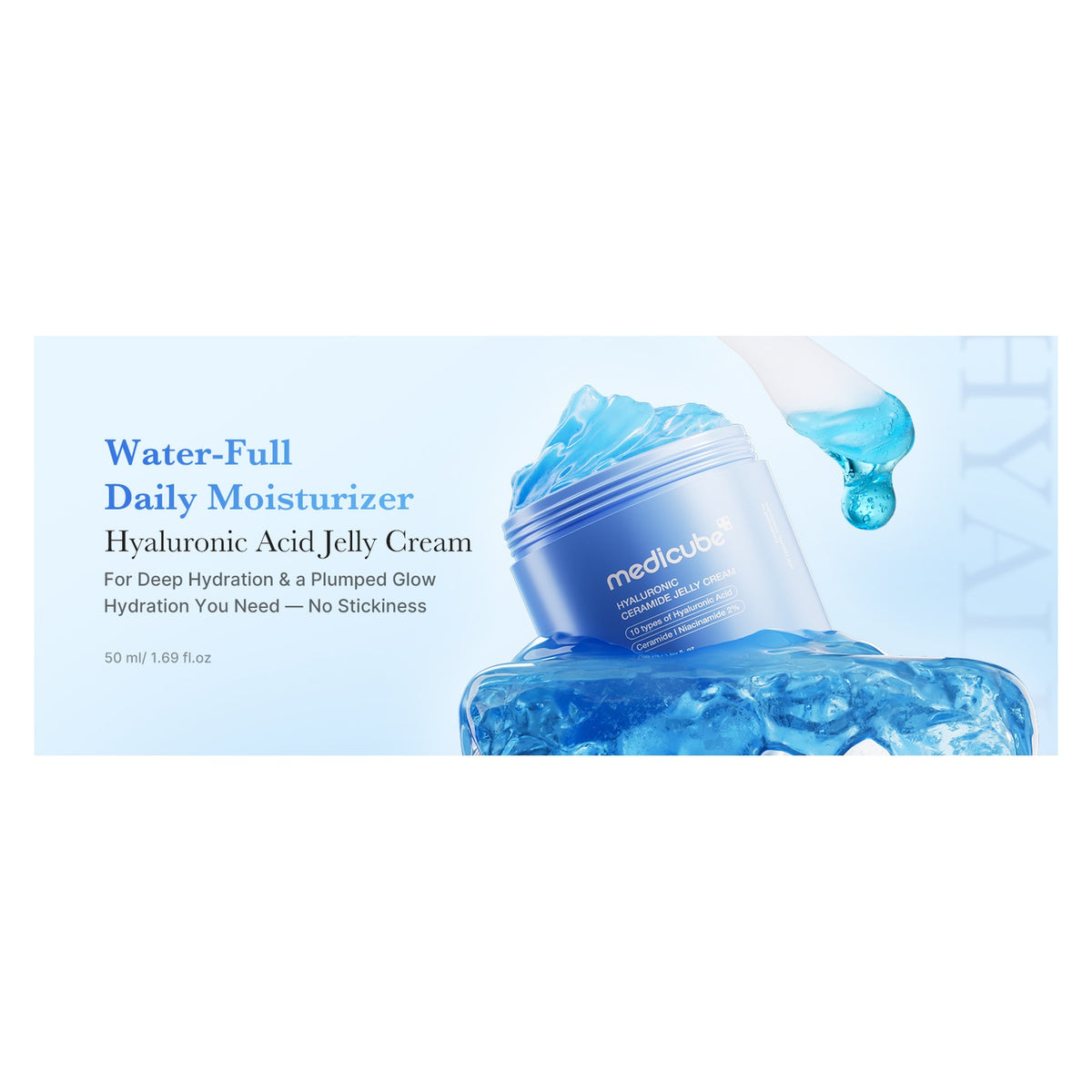 MEDICUBE | Hyaluronic Aqua Cooling Ceramide Jelly Cream - 50ml