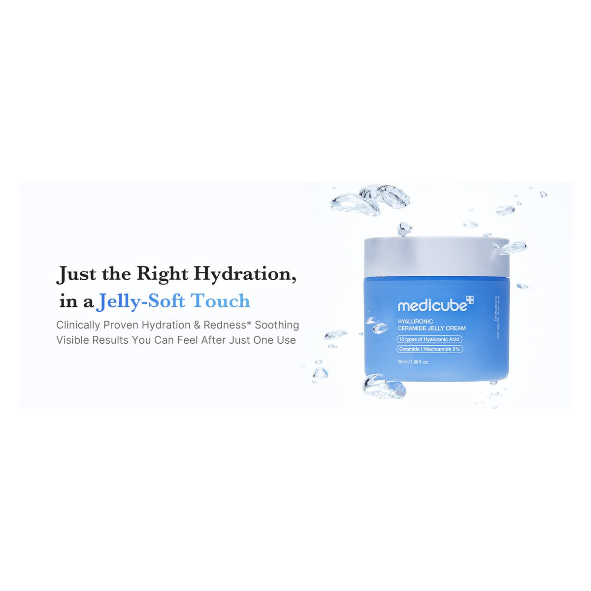MEDICUBE | Hyaluronic Aqua Cooling Ceramide Jelly Cream - 50ml