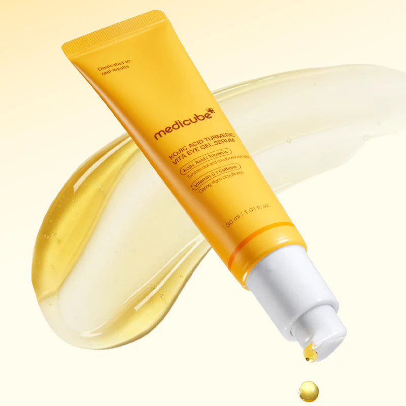 MEDICUBE | Kojic Acid Turmeric Vita Eye Gel Serum - 30ml