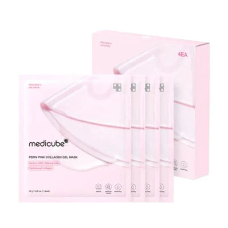 MEDICUBE | Salmon PDRN Pink Collagen Mask - 4 uds - InternationalCosmetic
