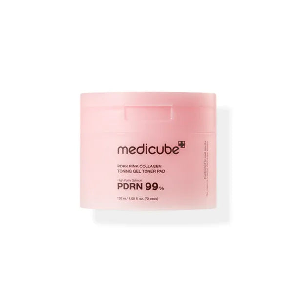 MEDICUBE | PDRN Pink Collagen Toning Gel Toner Pad - InternationalCosmetic