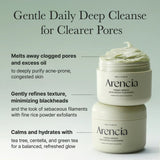 ARENCIA | Fresh Green Rice Mochi Cleanser - 120ml - InternationalCosmetic