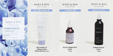MARY & MAY | Set de muestras - Mary & May Collagen Line - InternationalCosmetic