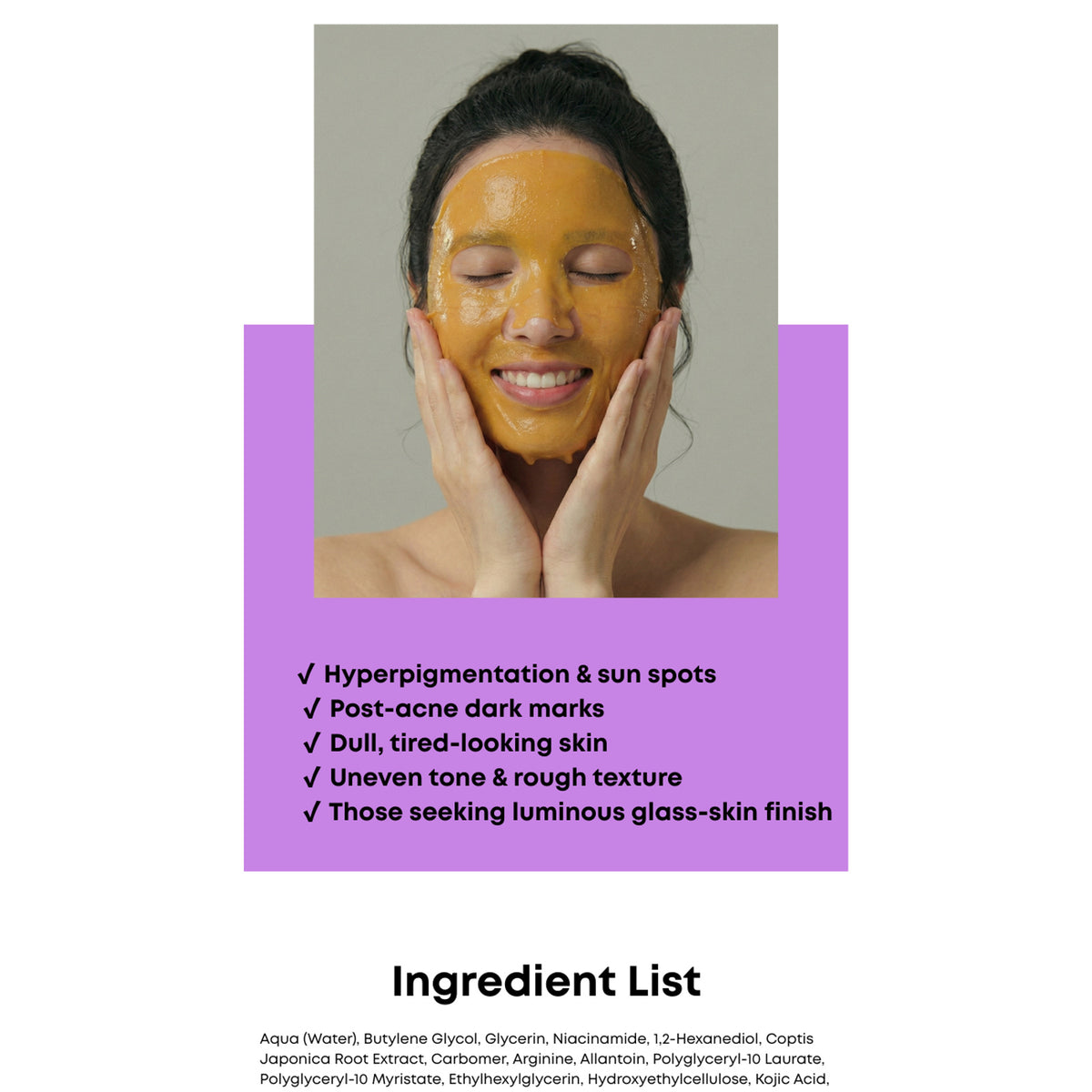 NINELESS | My Fit Sheet Mask No.2 Kojic Acid