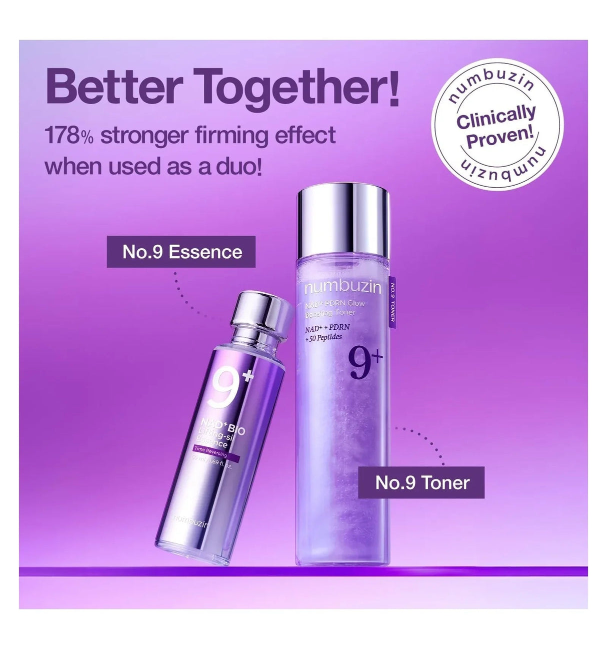 NUMBUZIN | No.9 NAD+ Bio Lifting-sil Essence 50ml - InternationalCosmetic