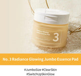 NUMBUZIN | No.3 Radiance Glowing Jumbo Essence Pad - 70 pads