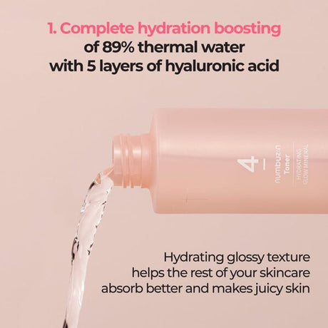NUMBUZIN | No.4 Hydrating Glow Mineral Toner - 200ml