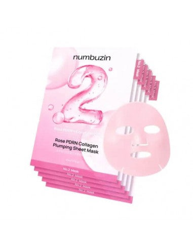 NUMBUZIN | No.2 Rose PDRN Collagen Plumping Sheet Mask