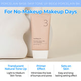 NUMBUZIN | No.3 Porcelain Base-Skip Tone Up Beige SPF50+ PA++++ - 50ml