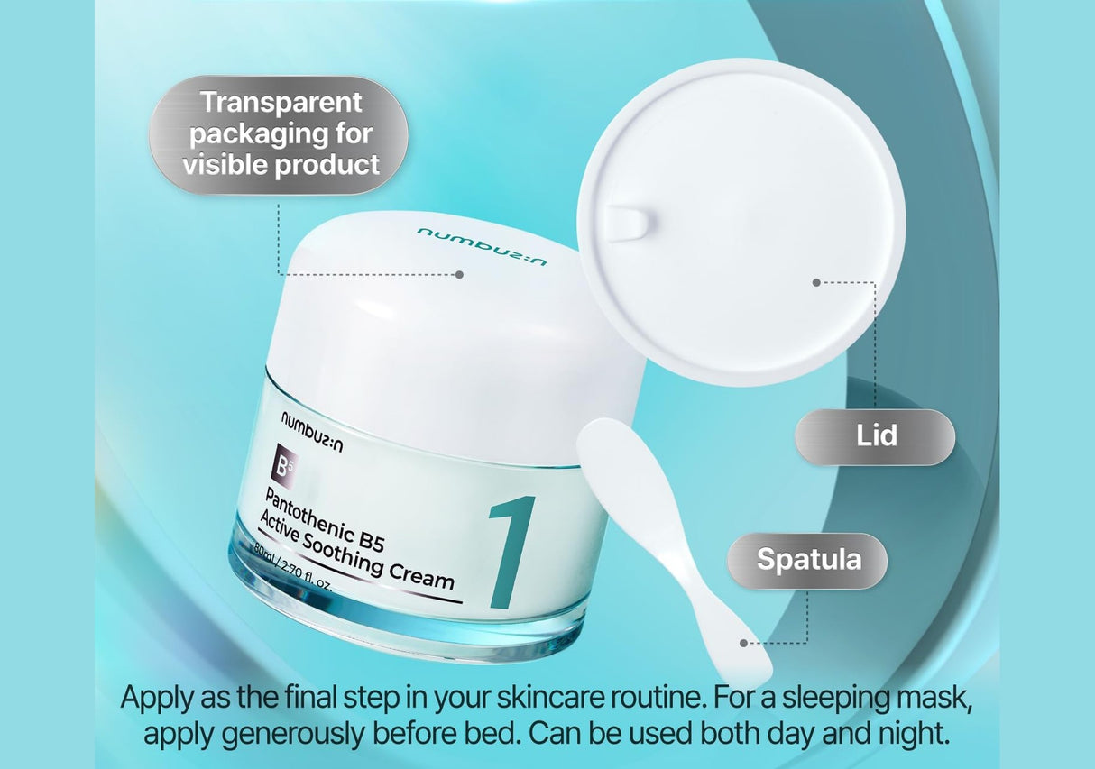 NUMBUZIN | No.1 Pantothenic B5 Active Soothing Cream - 80ml