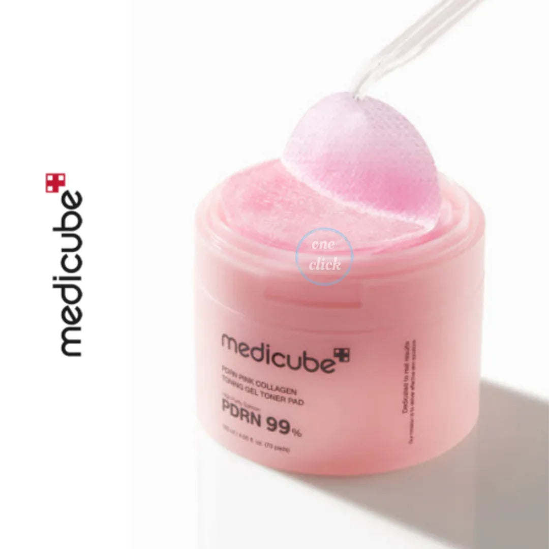 MEDICUBE | PDRN Pink Collagen Toning Gel Toner Pad - InternationalCosmetic