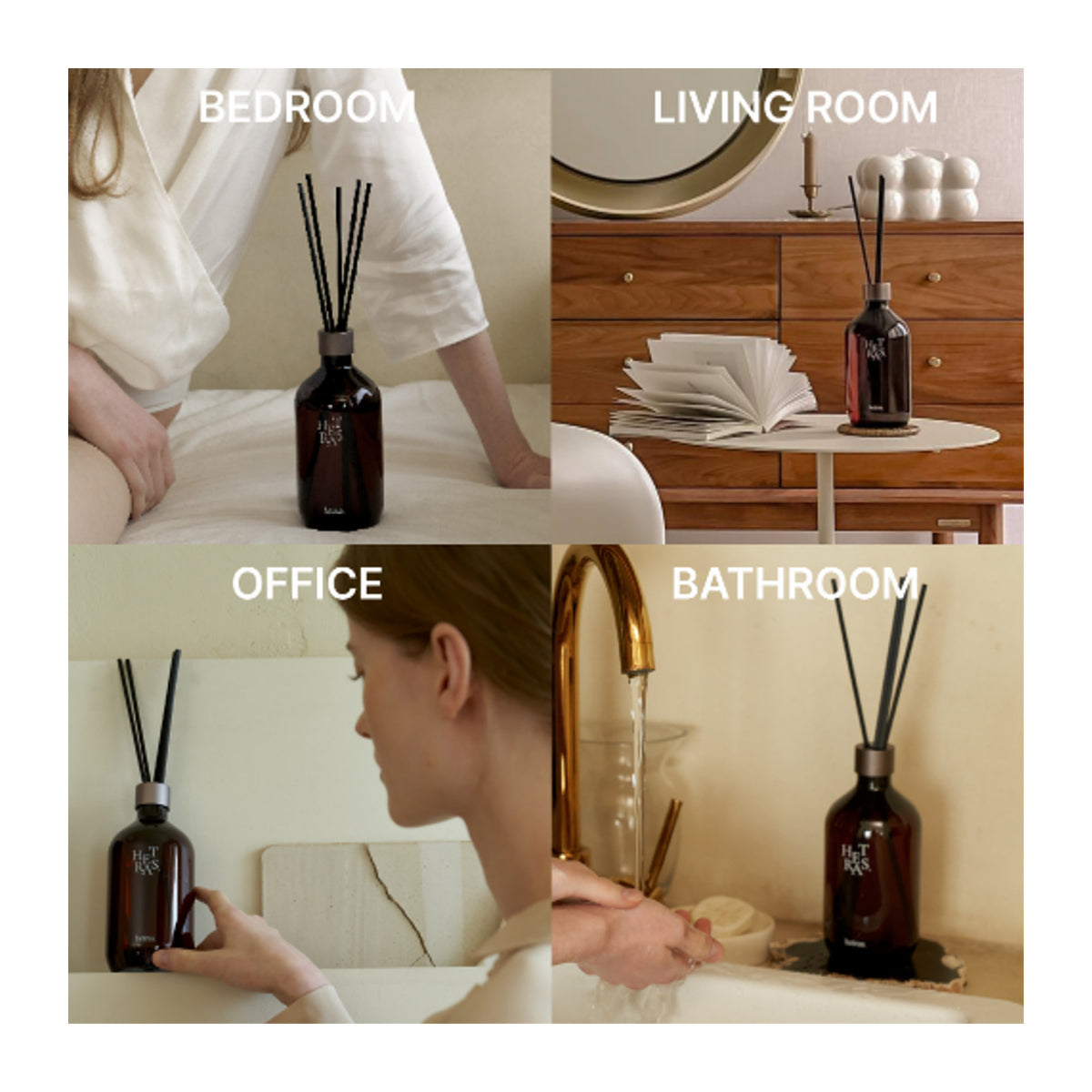 HETRAS | Premium Diffuser Flower Shop - 500ml x 2
