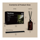 HETRAS | Premium Diffuser Pure Laundry - 500ml x 2