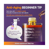 PURITO Retinol Retinal 2000 NAD+ Serum - 30ml: modo de empleo y rutina recomendada; cuidado con retinoides para textura y firmeza