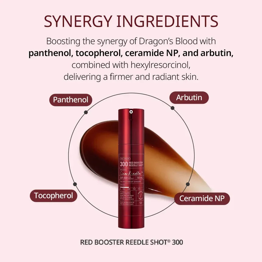 VT COSMETICS | Red Booster Reedle Shot 300 - 50ml - InternationalCosmetic