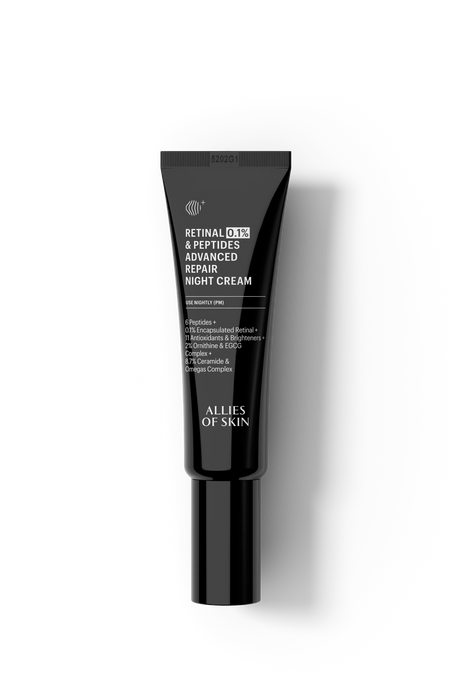 ALLIES OF SKIN | Retinal 0.1% & Peptides Advanced Repair Night Cream