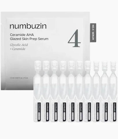NUMBUZIN | No.4 Ceramide AHA Glazed Skin Prep Serum Mini Kit (1.3ml*10EA) - InternationalCosmetic