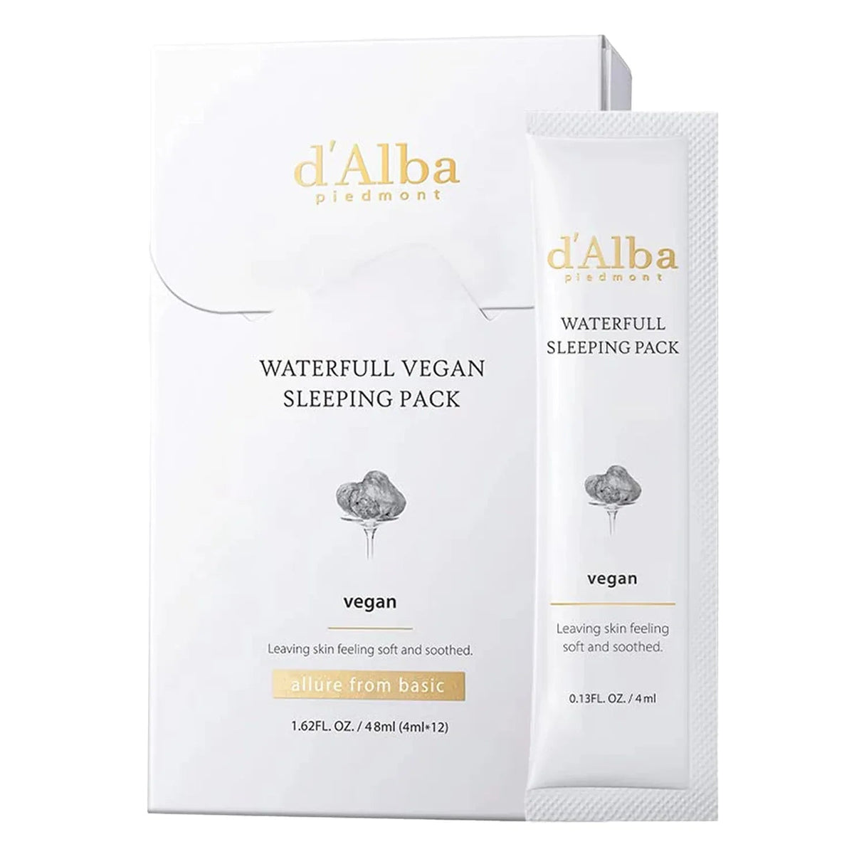 D'ALBA| Waterfull Vegan Sleeping Pack - 48ml - InternationalCosmetic