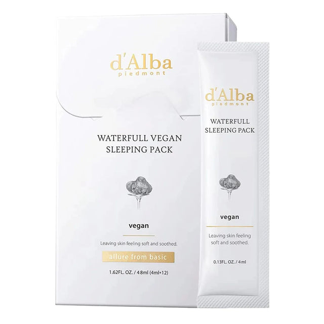 D'ALBA| Waterfull Vegan Sleeping Pack - 48ml - InternationalCosmetic