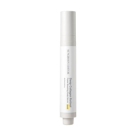 SUNGBOON EDITOR Deep Collagen Retinol Power Boosting Scalp Serum - 15ml: envase o producto exacto sobre fondo blanco; protección solar y cuidado de la piel