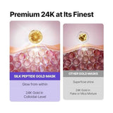 SUNGBOON EDITOR Silk Peptide EGF Intensive Gold Mask - 4Uds: ingredientes clave y tecnología de la fórmula; protección solar y cuidado de la piel