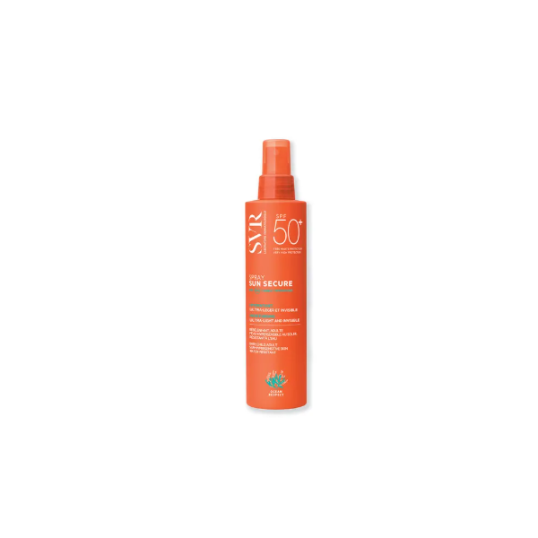 SVR Sun Secure Spray producto principal fondo blanco