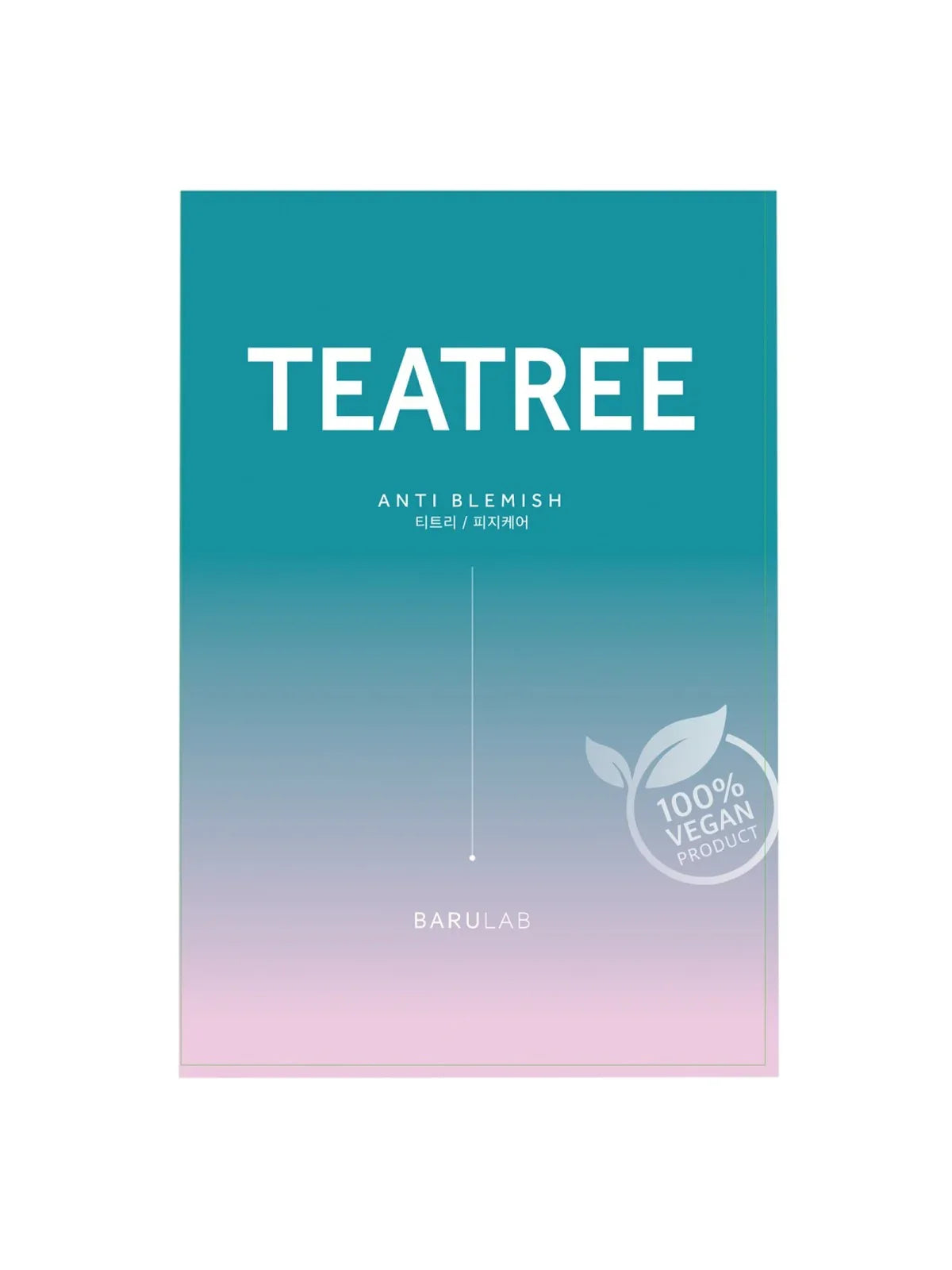 BARULAB | The Clean Vegan Mask – Tea Tree - 1ud - InternationalCosmetic