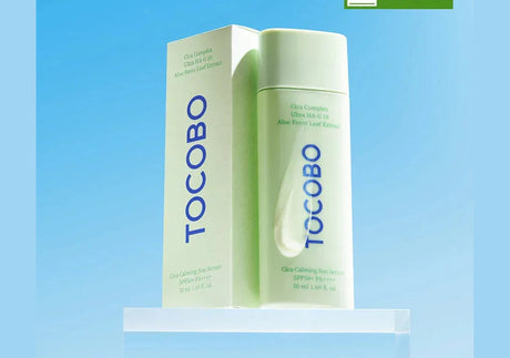 TOCOBO | CICA Calming Sun Serum SPF50 Mini + Llavero - 10 ml - InternationalCosmetic