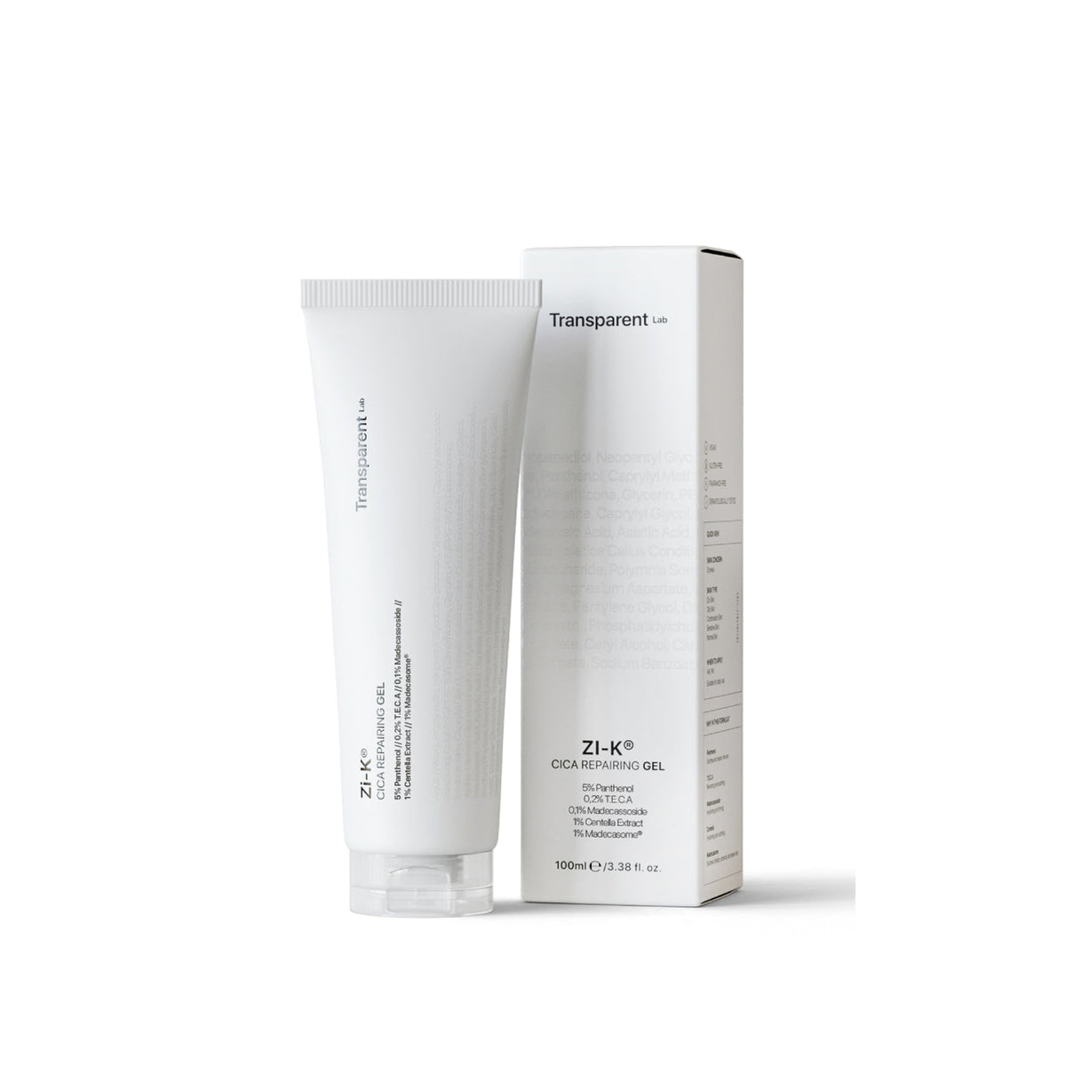 Transparent Lab Zi-K Cica Repairing Gel 100 ml - imagen 4