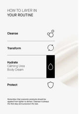 TRANSPARENT LAB | Calming Urea Body Cream - 400ml - InternationalCosmetic