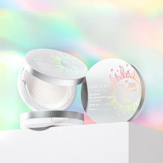 MARY & MAY | Vegan Niacinamide Panthenol Sun Cushion SPF50+ - 25 gr - InternationalCosmetic