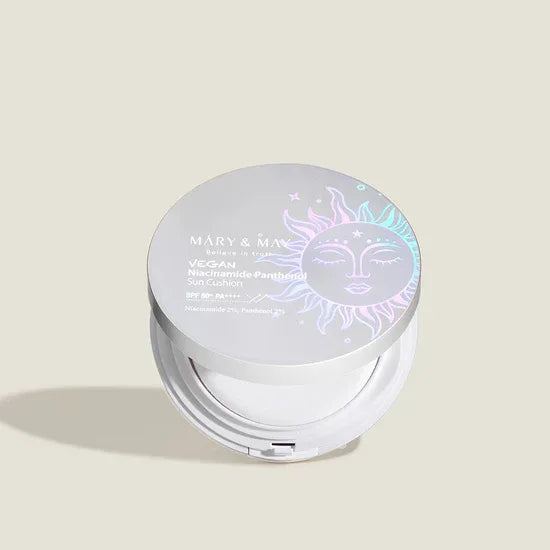 MARY & MAY | Vegan Niacinamide Panthenol Sun Cushion SPF50+ - 25 gr - InternationalCosmetic
