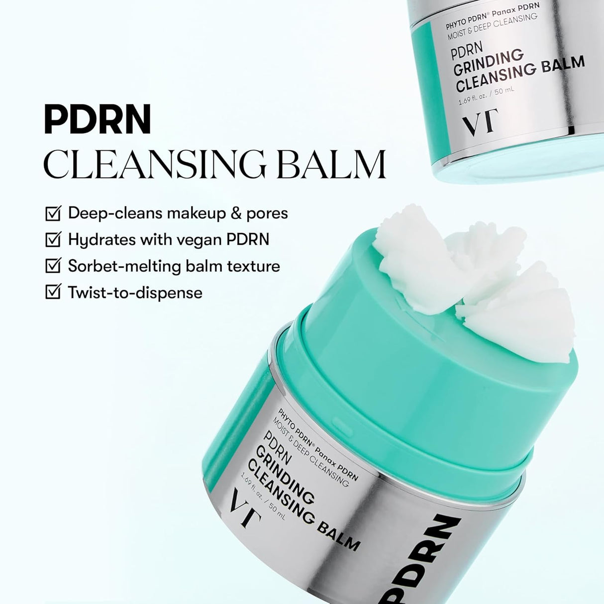 VT COSMETICS | PDRN Grinding Cleansing Balm - 50ml