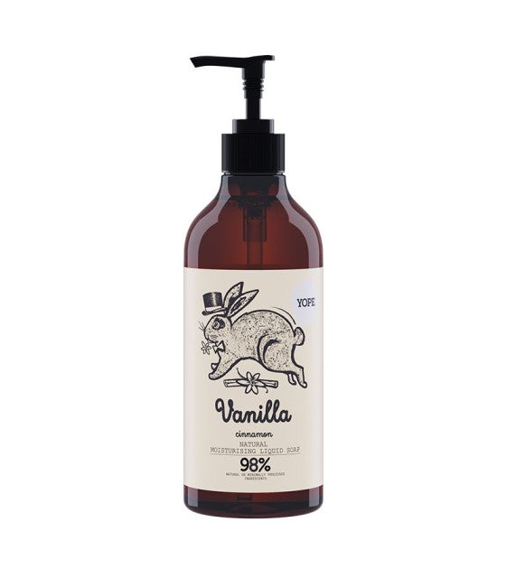 YOPE | Vanilla & Cinnamon Natural Moisturising Hand Soap - 500ml