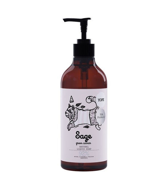 YOPE | Sage & Green Caviar Natural Hand Soap - 500ml