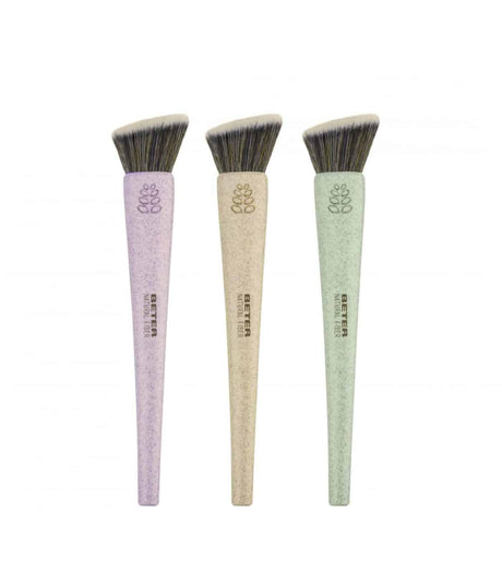 BETER | Brocha Angulada Maquillaje Fluido Natural Fiber - InternationalCosmetic
