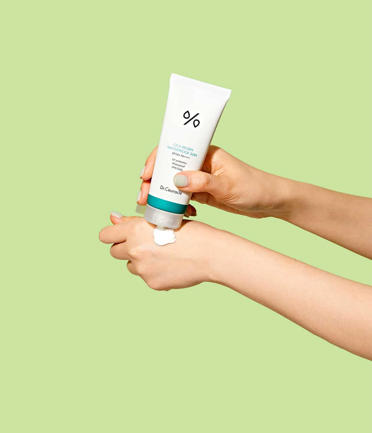 DR. CEURACLE | Cica Regen Waterproof Sun SPF50+ - 100ml - InternationalCosmetic