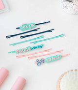 BETER | Clips Planos Frases Wonder (9 unidades) - InternationalCosmetic
