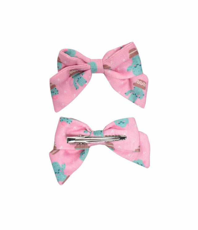 BETER | Clips con Lazo Estampado Cactus (2 unidades) - InternationalCosmetic