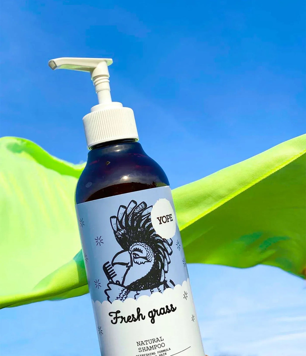 YOPE | Fresh Grass Natural Shampoo - 300ml - InternationalCosmetic